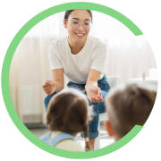 Cirkel element educatie